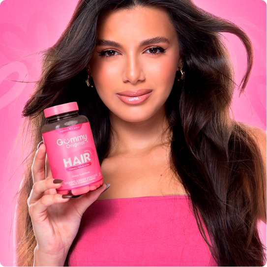 Modelo com Gummy Hair