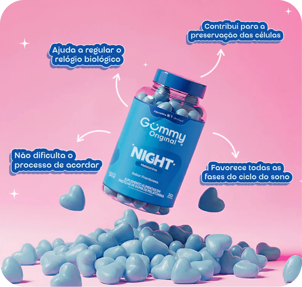 Gummy Night com beneficios